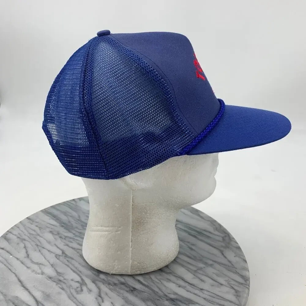 Vintage Toshiba Hat Mens Snapback Mesh‎ Trucker Houston Texas Factory Mohr's